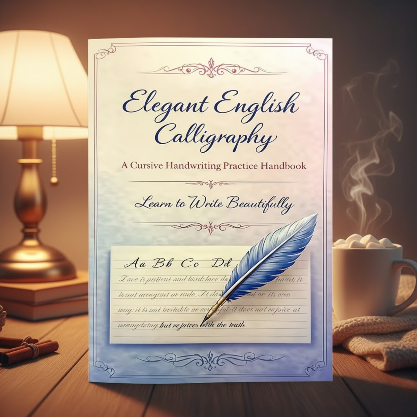 Elegant English Handwriting Book