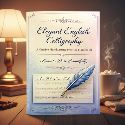 Elegant English Handwriting Book